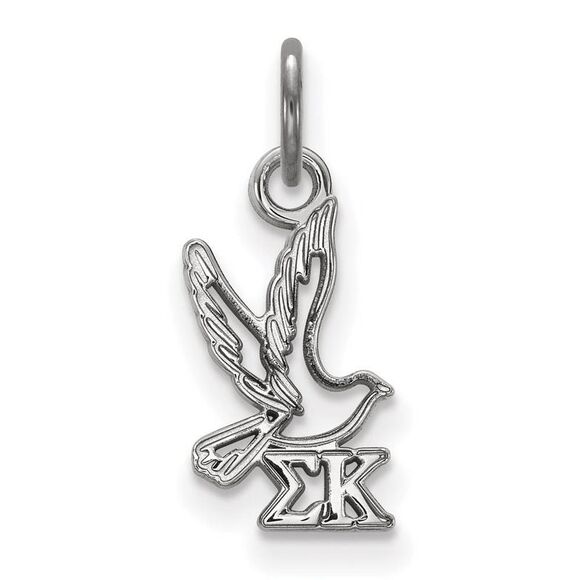 Sterling Silver Sigma Kappa XS (Tiny) Charm or Pendant - Picture 1 of 3